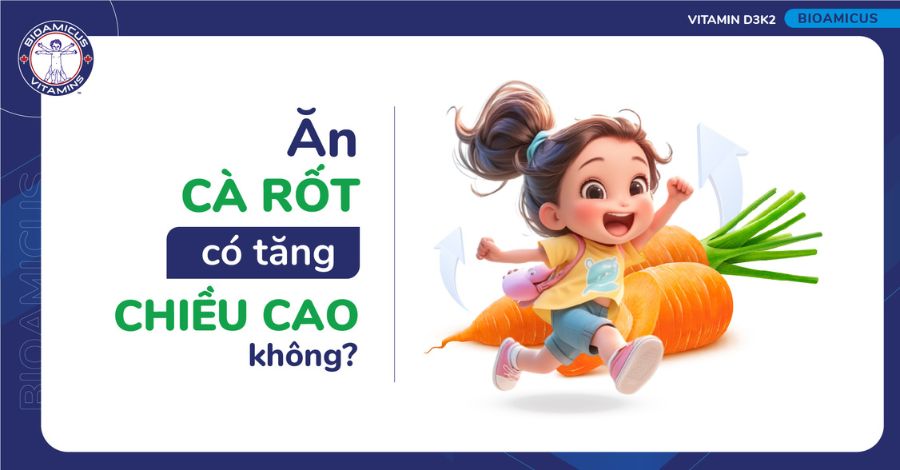 Trẻ ăn cà rốt có tăng chiều cao không? Giải đáp cho ba mẹ