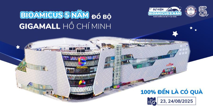 BioAmicus 5 năm đổ bộ Gigamall Hiệp Bình, Hồ Chí Minh