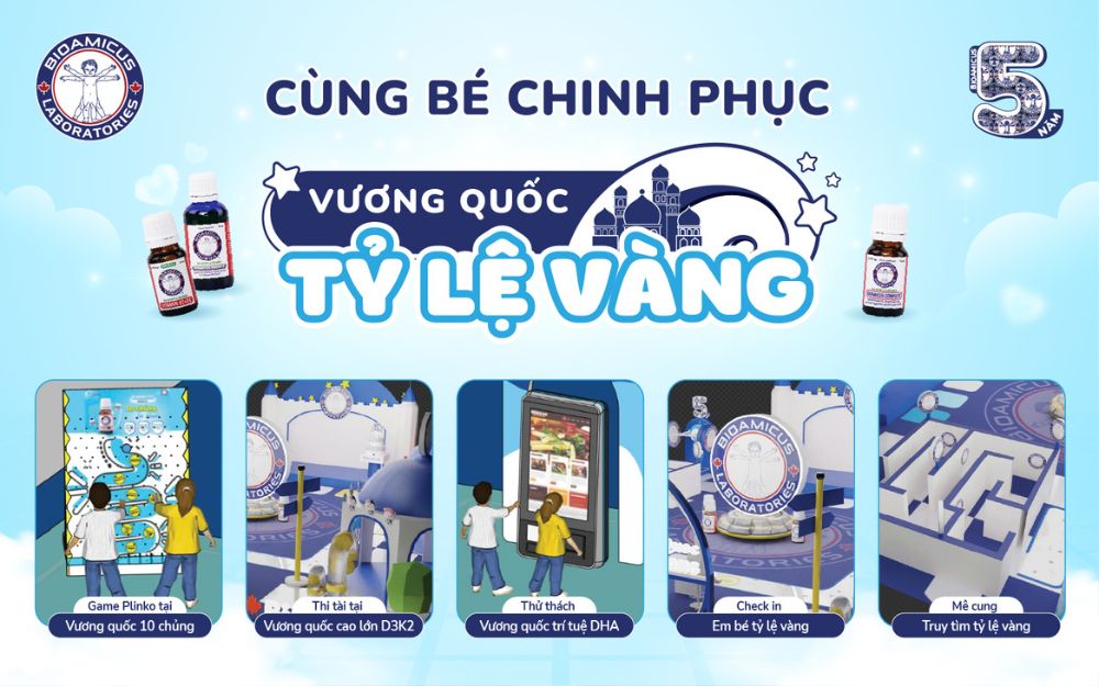 cùng bé chinh phục vương quốc tỷ lệ vàng