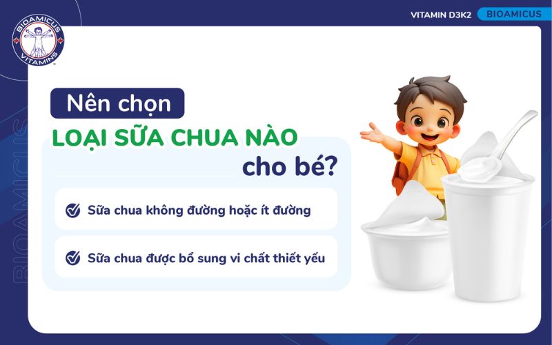 Loại sữa chua phù hợp với trẻ nhỏ