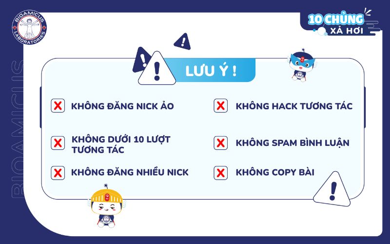 Lưu ý khi tham gia cuộc thi