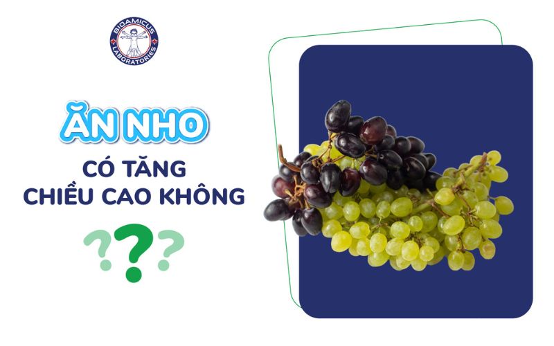 Ăn nho có tăng chiều cao không?