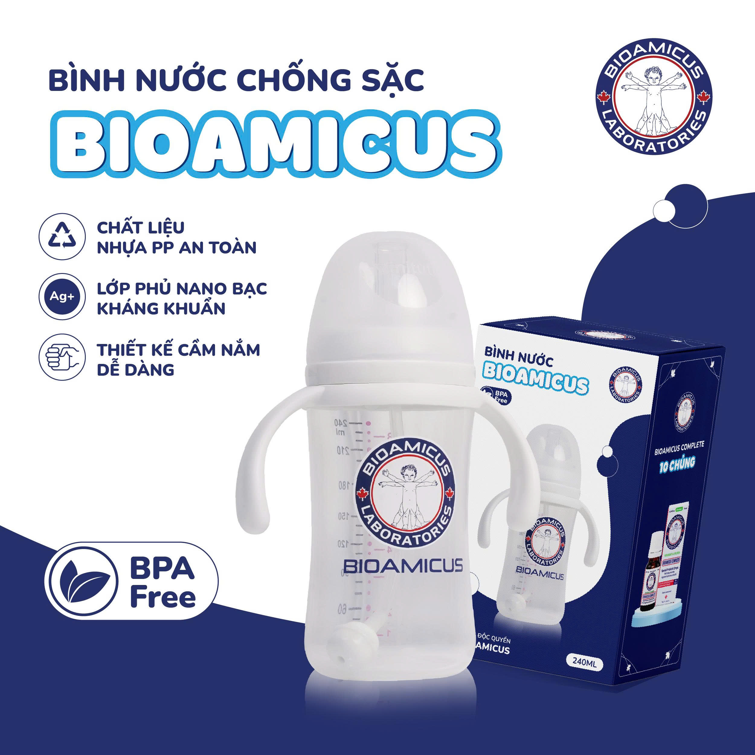 Bình nước chống sặc BioAmicus