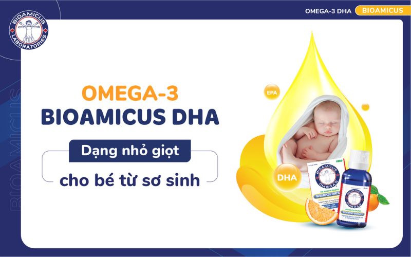 bioamicus dha - dha nhỏ giọt cho trẻ từ sơ sinh