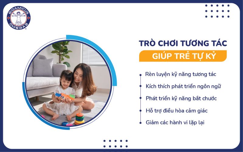 Lợi ích của trò chơi tương tác với trẻ tự kỷ