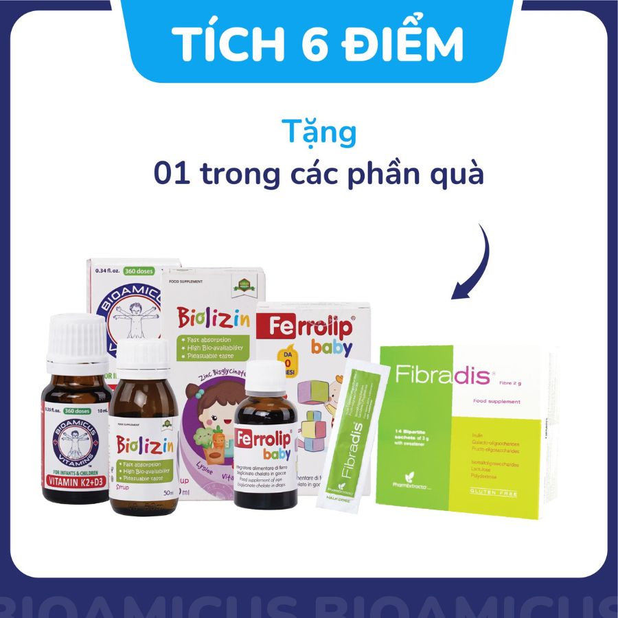 quà tặng tích 6 điểm bioamicus