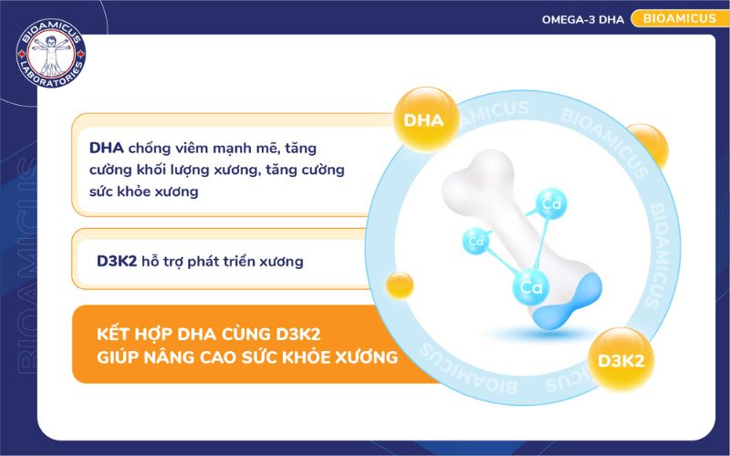 dha uống cùng d3k2 giúp nâng cao sức khỏe xương