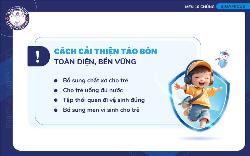 Cách cải thiện táo bón bền vững