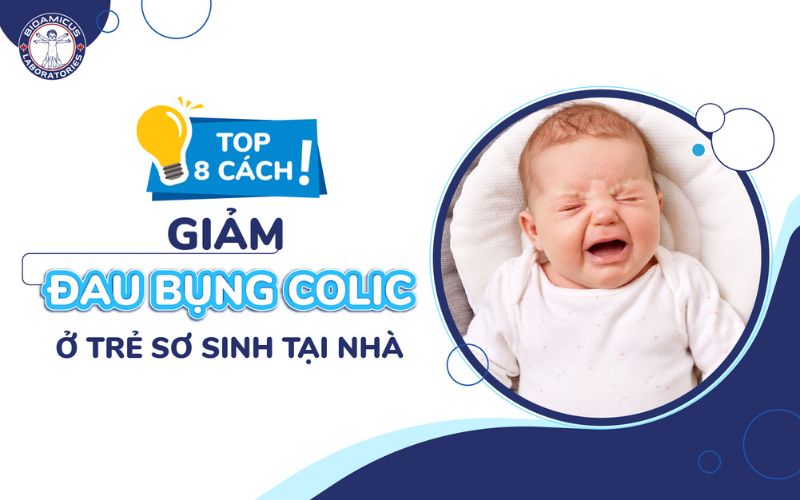 Cách giảm đau bụng colic ở trẻ sơ sinh
