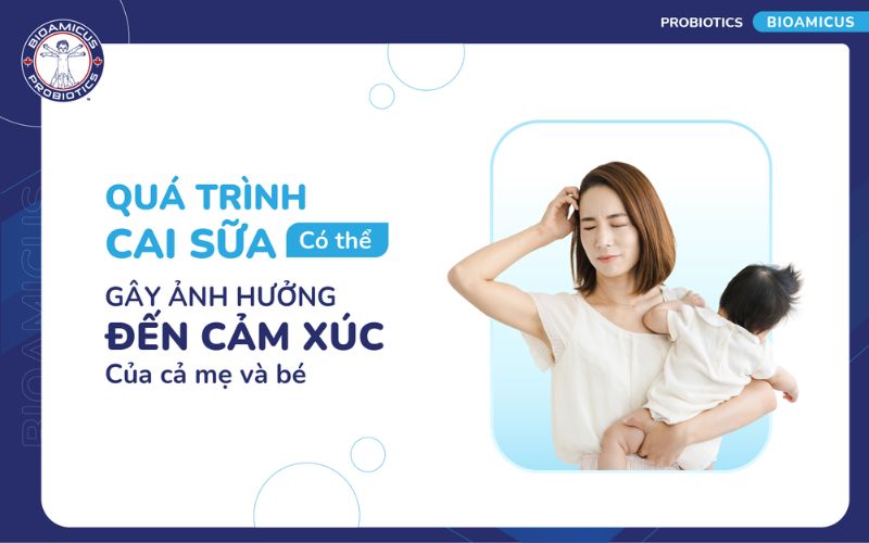 Cai sữa gây ảnh hưởng cảm xúc của cả mẹ và bé