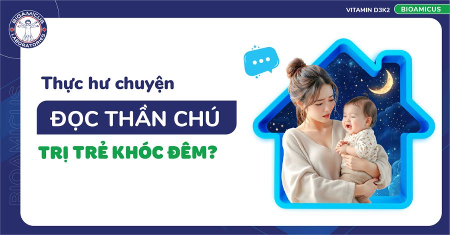 Thực hư chuyện đọc thần chú trị trẻ khóc đêm?