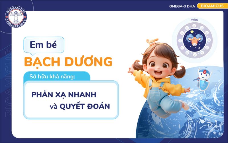 Em bé bạch dương thông minh