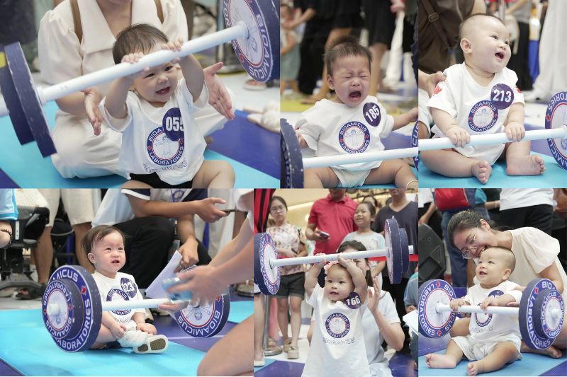 em bé cử tạ BioAmicus