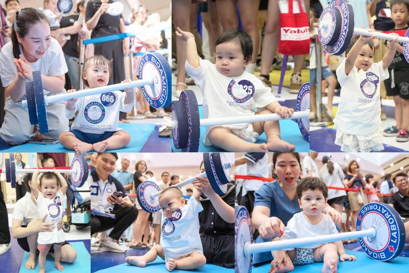 em bé cử tạ BioAmicus