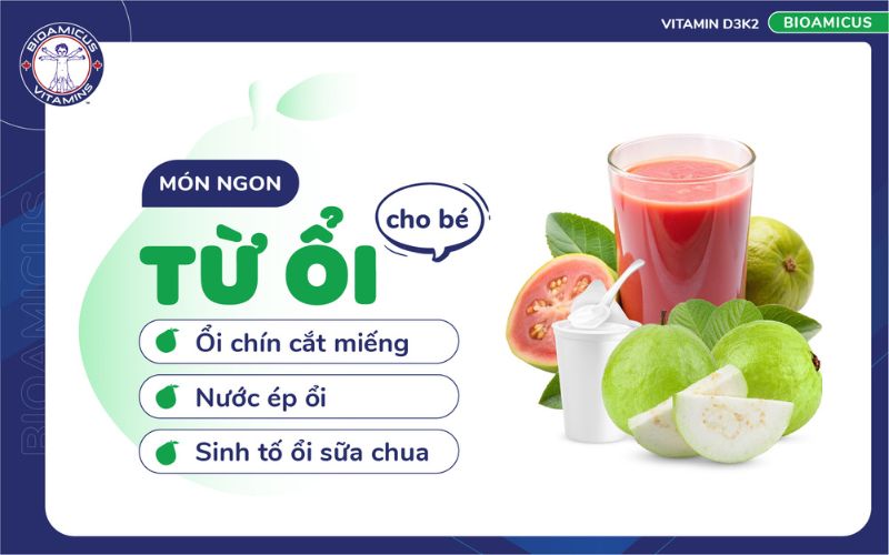Món ngon từ ổi cho bé