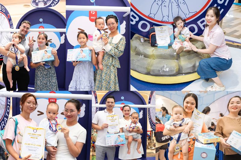 quà tặng em bé cử tạ