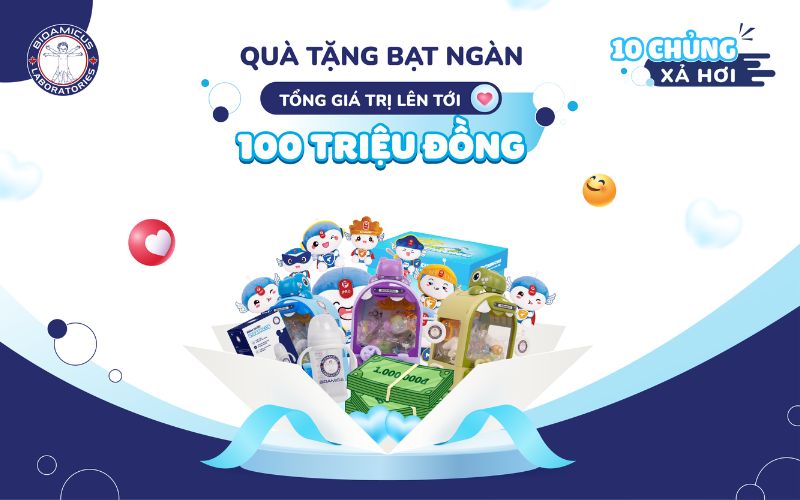 Tổng giá trị giải thưởng lên đến 100 triệu