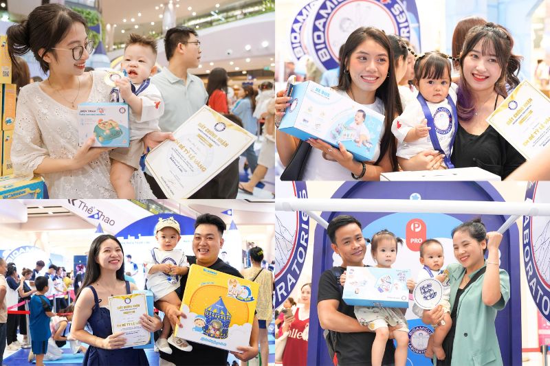 quà tặng giải đấu em bé cử tạ