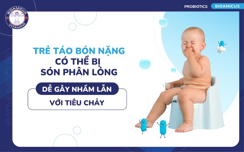 Táo bón nặng gây són phân