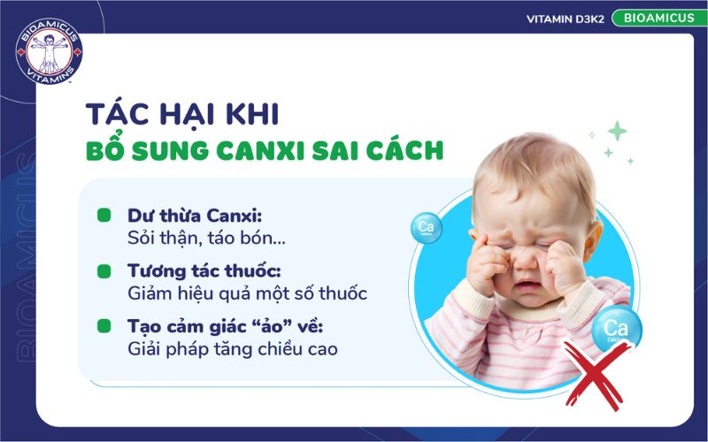 t&aacute;c hại khi bổ sung canxi sai c&aacute;ch