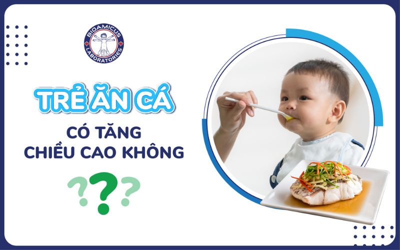 Trẻ ăn cá có tăng chiều cao không?