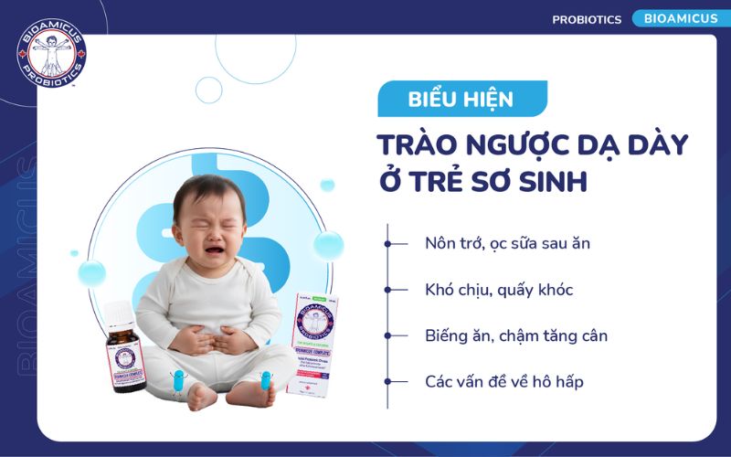 Biểu hiện trào ngược dạ dày ở trẻ