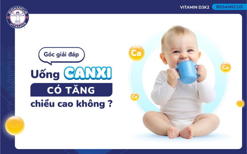 uống canxi c&oacute; tăng chiều cao kh&ocirc;ng