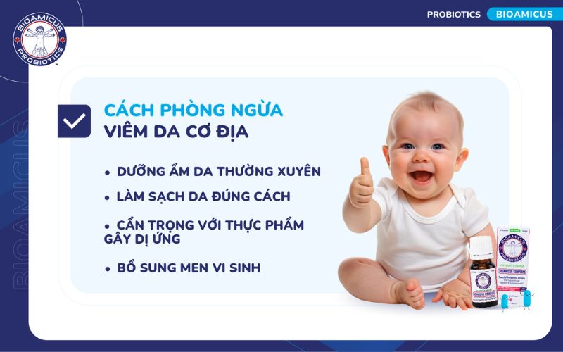Cách phòng ngừa viêm da cơ địa