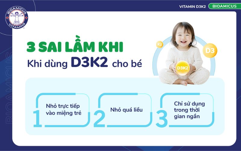 3 sai lầm khi dùng d3k2