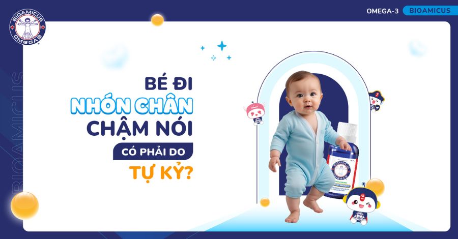 Bé đi nhón chân chậm nói có phải tự kỷ không? Góc giải đáp