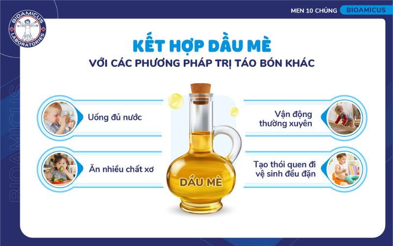 kết hợp dầu m&egrave; với c&aacute;c phương ph&aacute;p trị t&aacute;o b&oacute;n kh&aacute;c
