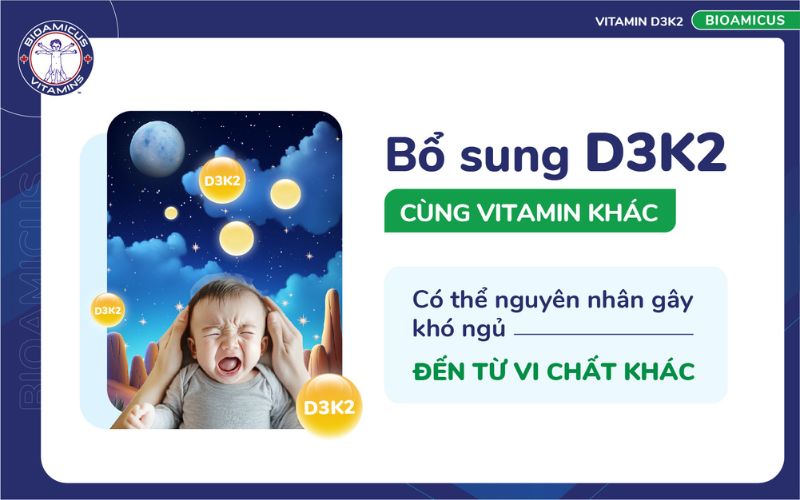 kh&oacute; ngủ c&oacute; thể đến từ vitamin kh&aacute;c