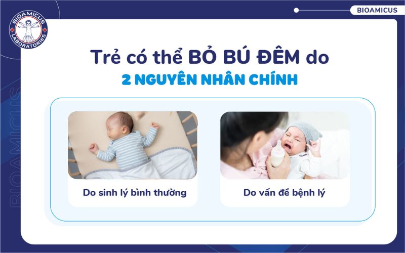 Nguy&ecirc;n nh&acirc;n trẻ bỏ b&uacute; đ&ecirc;m