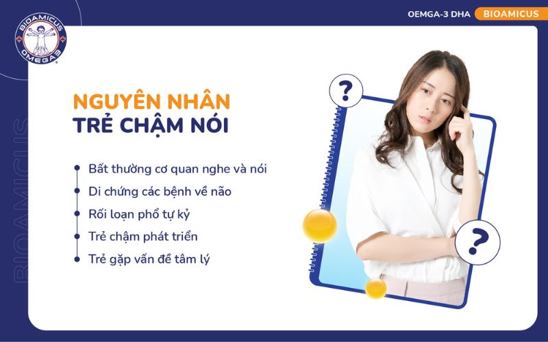 nguy&ecirc;n nh&acirc;n trẻ chậm n&oacute;i