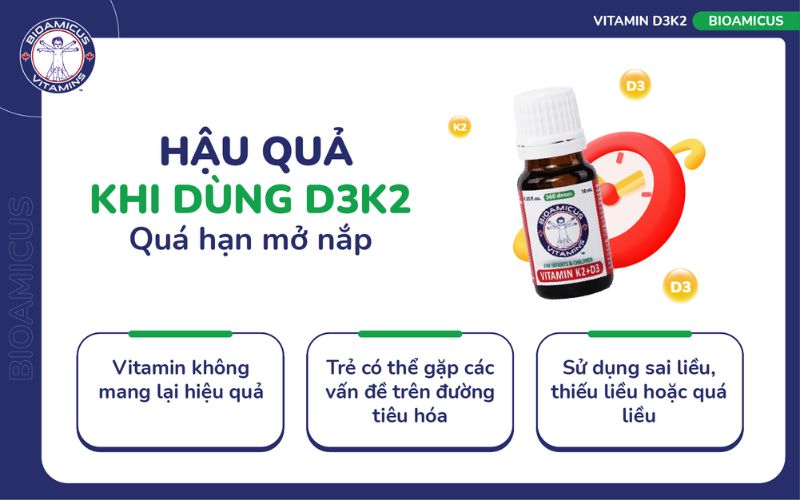 hậu quả khi d&ugrave;ng D3K2 qu&aacute; hạn