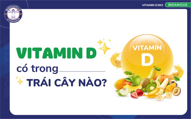 vitamin D c&oacute; trong tr&aacute;i c&acirc;y n&agrave;o