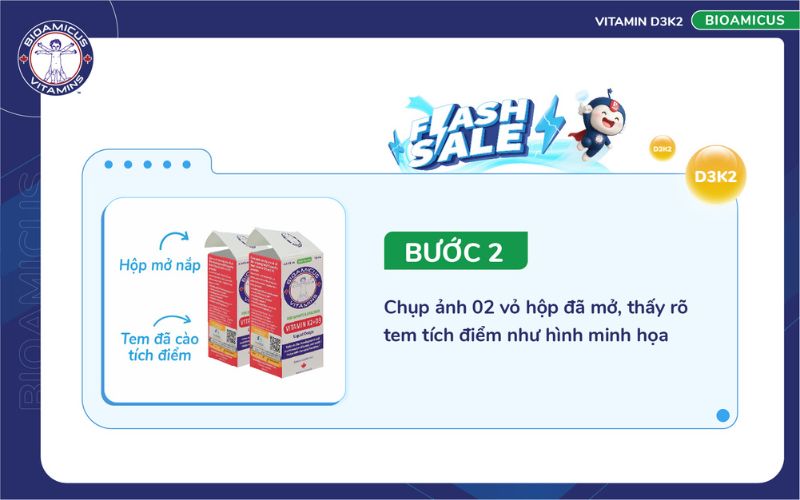 Bước 2 Săn Flash Sale D3K2 BioAmicus