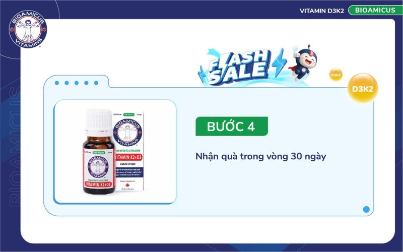 Bước 4 Săn Flash Sale D3K2 BioAmicus