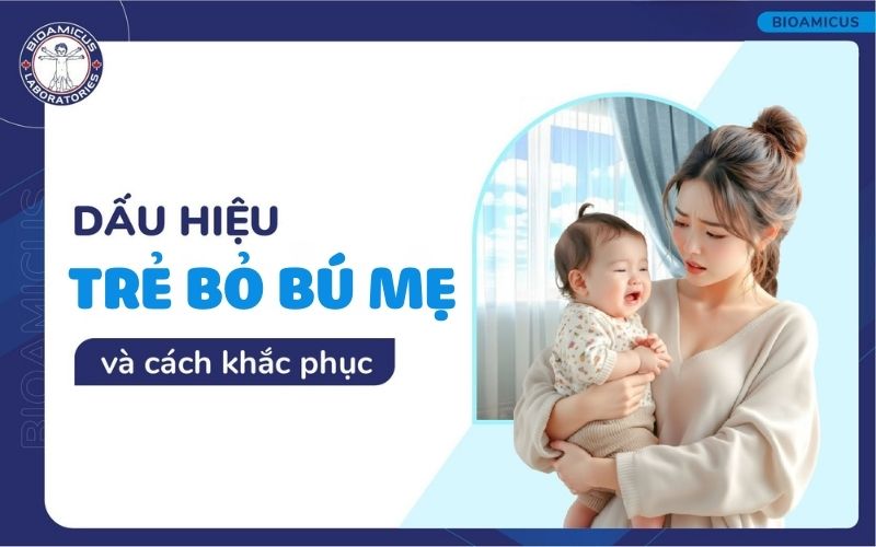 Dấu hiệu trẻ bỏ b&uacute; mẹ v&agrave; c&aacute;ch khắc phục