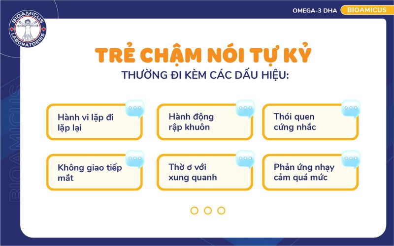 Dấu hiệu trẻ chậm nói tự kỷ