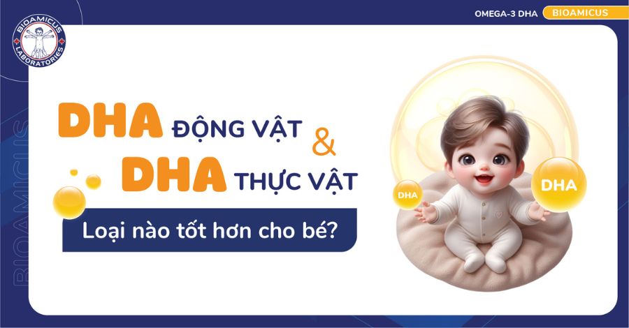DHA động vật và DHA thực vật - Loại nào tốt hơn cho bé?