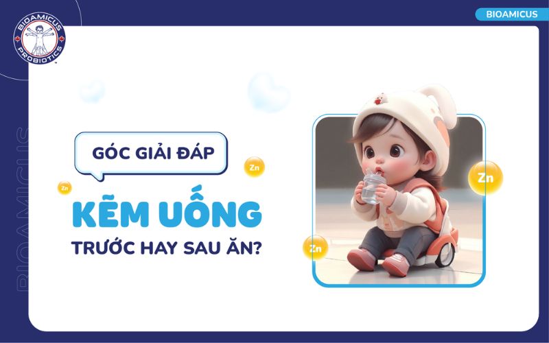 kẽm uống trước hay sau ăn tốt nhất