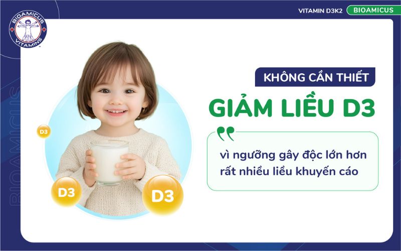 kh&ocirc;ng cần thiết giảm liều D3K2 khi uống sữa c&ocirc;ng thức