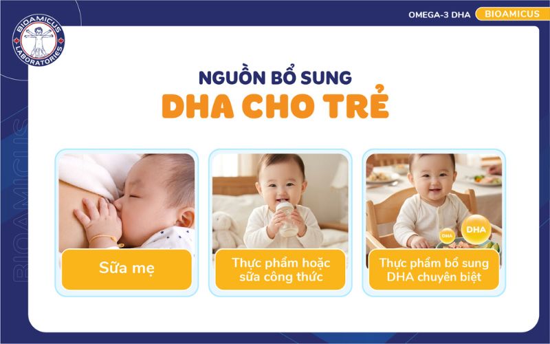 nguồn bổ sung dha cho trẻ