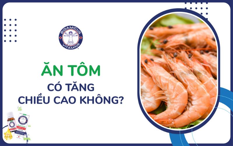 Trẻ ăn t&ocirc;m c&oacute; tăng chiều cao kh&ocirc;ng?