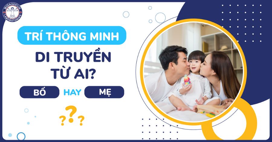 Trí thông minh di truyền từ ai? Từ bố hay từ mẹ?