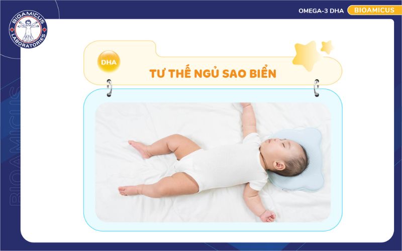Tư thế ngủ sao biển