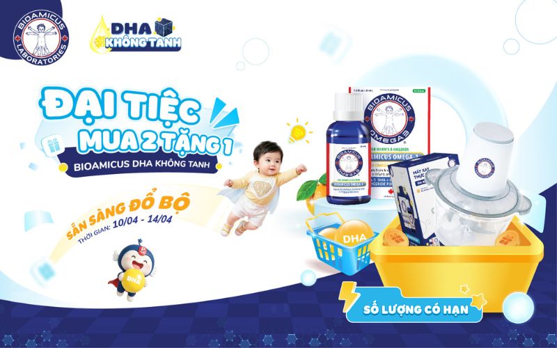 Đại tiệc mua 2 tặng 1 DHA