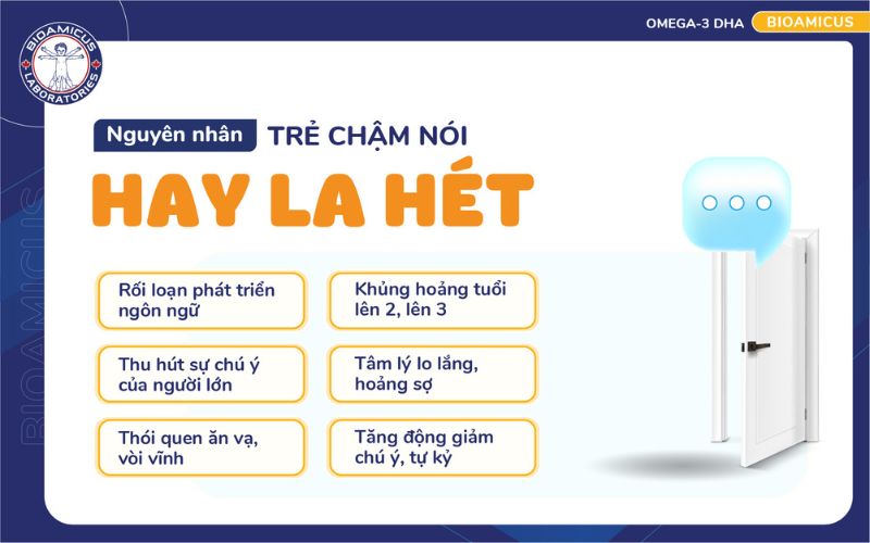 Trẻ chậm nói hay la hét có phải tự kỷ