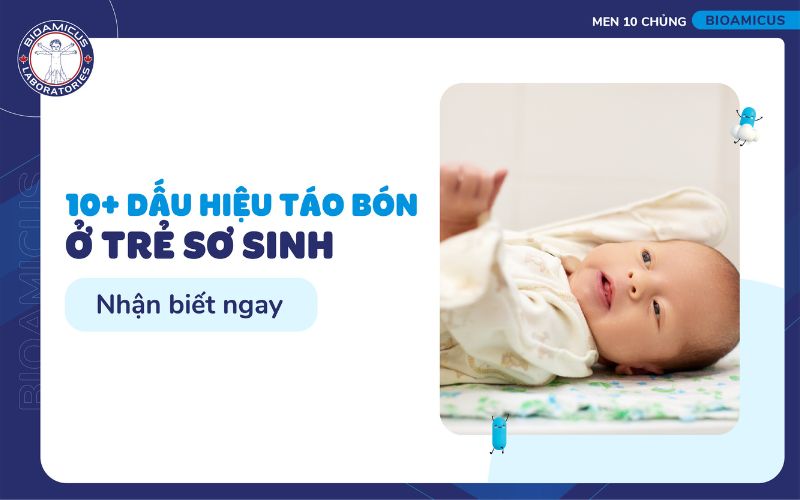 10+ dấu hiệu t&aacute;o b&oacute;n ở trẻ sơ sinh